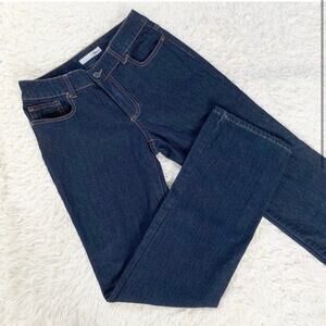 CHICO'S Platinum Ultimate Fit Bootcut Denim Jeans Dark Wash size XS